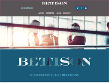 Tablet Screenshot of bettison.com
